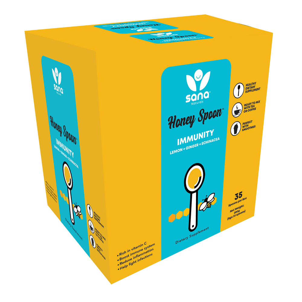 
                  
                    Sana Naturals Immunity Honey Spoons - 35 ct Box ($1.10/spoon)
                  
                